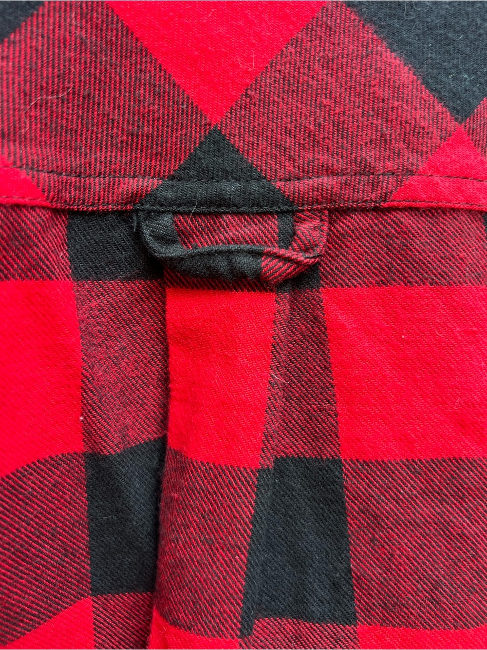 CQR Red Black Buffalo Check Flannel Long Sleeve Mens 2XL - Picture 10 of 10